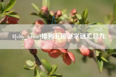 漳州排列五图谜字谜汇总九
