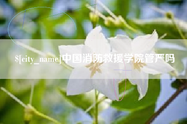 漳州中国消防救援学院管严吗