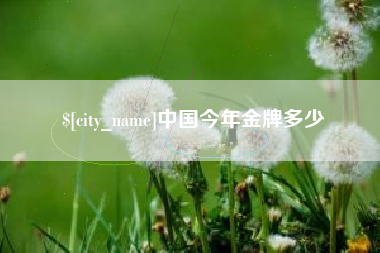 漳州中国今年金牌多少