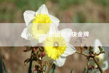 漳州奥运会39块金牌
