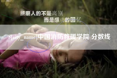 漳州中国消防救援学院 分数线
