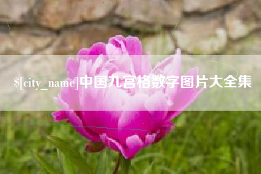 漳州中国九宫格数字图片大全集