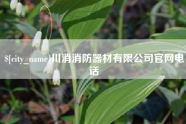 漳州川消消防器材有限公司官网电话