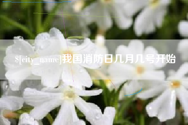 漳州我国消防日几月几号开始