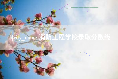 漳州消防工程学校录取分数线