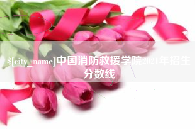 漳州中国消防救援学院2021年招生分数线